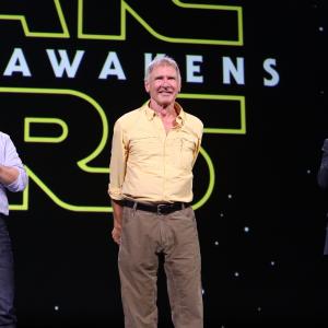 Harrison Ford JJ Abrams and Alan Horn