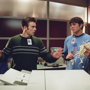 Still of Chris Evans and Bryan Greenberg in The Perfect Score (2004)