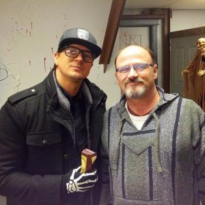 on Ghost Adventures set with Zak Bagans