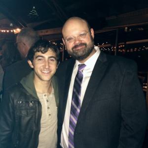 Victor McCay with Vincent Martella at The Walking Dead Season 4 Wrap Party