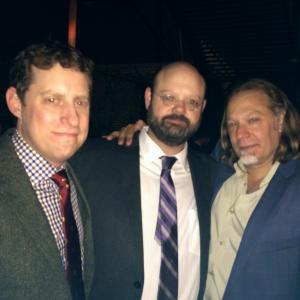 Victor McCay with Scott Gimple and Greg Nicotero at The Walking Dead Season 4 Wrap Party