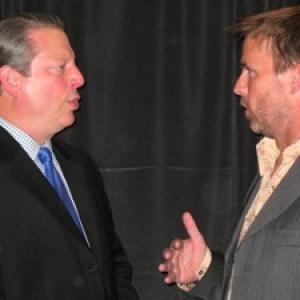 Filmaker Michael Nash and Al Gore