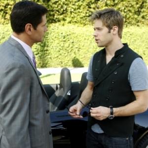 Still of Thomas Calabro and Shaun Sipos in Melrose Place (2009)