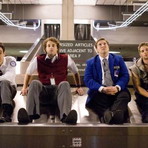 Still of Jay Baruchel, Mike Vogel, Nate Torrence and T.J. Miller in She's Out of My League (2010)
