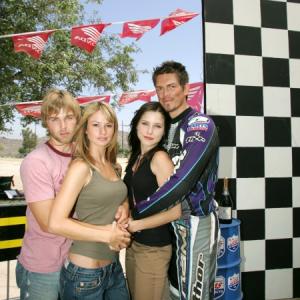 Sophia Bush, Cameron Richardson, Steve Howey and Mike Vogel in Supercross (2005)
