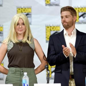 Rachelle Lefevre and Mike Vogel at event of Under the Dome 2013