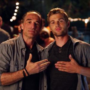 Still of Elias Koteas and Mike Vogel in Jake Squared 2013