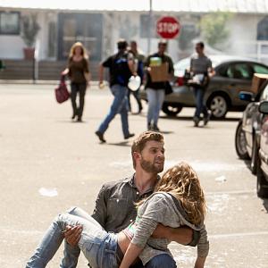 Still of Mike Vogel and Britt Robertson in Under the Dome 2013