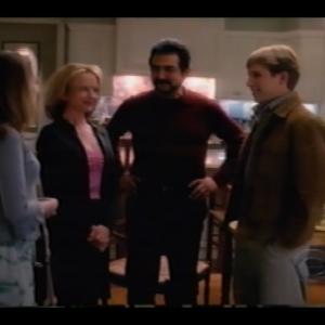 Still of Rachel Grate, Linda Purl, Joe Mantegna, and Billy Aoron Brown in First Monday