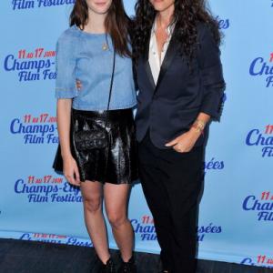 Writer and Director Francesca Gregorini and Actress Kaya Scodelario at the ChampsElysees Film Festival in Paris