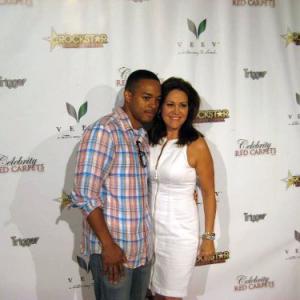 Sandra Staggs with Randy Clark at the Premiere of Trigger