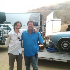 Mr John Hawkes on the set of Arcadia