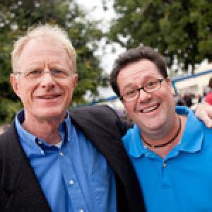 On the set of Wish Wizard with Ed Begley Jr