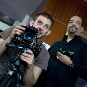 Shooting with Ice-T in New York