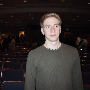 Producer Ryan Butler at the sneak preview of A Union in Wait 2001