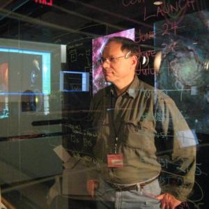 Dana Berry at the Space Telescope Science Institute during the production of Hubbles Amazing Universe