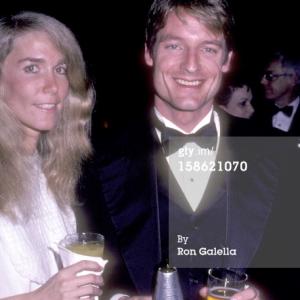 Tracy Brooks Swope and Perry King at Emmy Awards