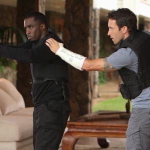 Still of Sean Combs and Alex OLoughlin in Hawaii Five0 2010