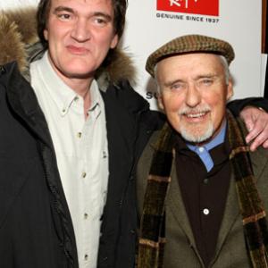 Quentin Tarantino and Dennis Hopper