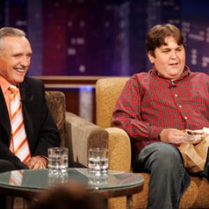 Dennis Hopper and Andy Milonakis at event of Jimmy Kimmel Live! 2003