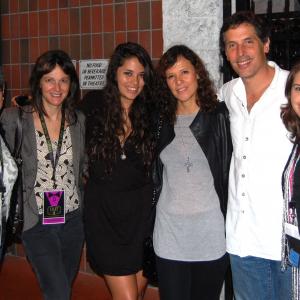 Cristina Kotz Cornejo with filmmaker Patricia Martinez de Velasco  cinematographer Rodrigo Prieto