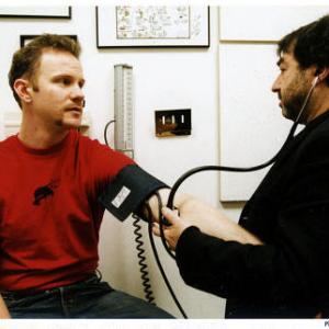 Still of Morgan Spurlock and Daryl Isaacs in Super Size Me 2004