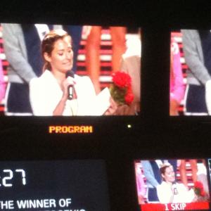 Announcing for the Miss Universe pageant rehearsals