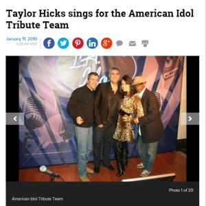 Media Hit with American Idol Season 5 Winner Taylor Hicks, Tatiana Turan & Keith Anton.