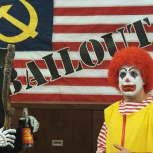 From the comedic webseries Madhouse spoofing Ronald McDonald.