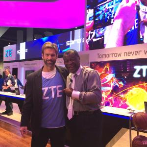 NBA Houston Rockets Hall of famer and analyst Calvin Murphy & Rob O'Malley hosting ZTE Basketball Experience at C.E.S. Las Vegas