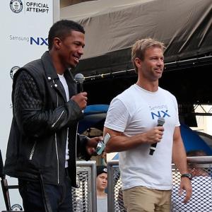 Nick Cannon hosting with Rob OMalley for Samsung at Hollywood  Highland Hollywood CA