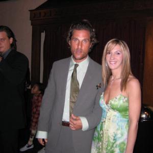Jennifer Sciole and Matthew McConaughey at the 2006 Peoples Choice Awards