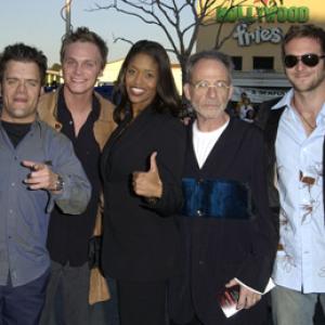 Bradley Cooper Merrin Dungey Ron Rifkin Kevin Weisman and David Anders at event of Alias 2001
