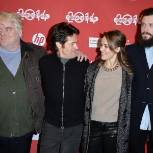Willem Dafoe Philip Seymour Hoffman and Rachel McAdams at event of A Most Wanted Man 2014