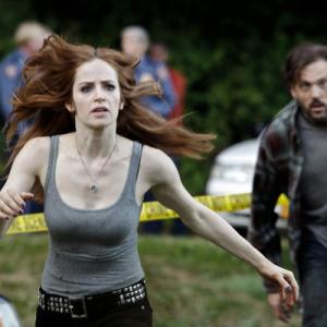 Still of Silas Weir Mitchell and Jaime Ray Newman in Grimm 2011