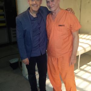 With Anthony Geary - who plays Luke - after working on 
