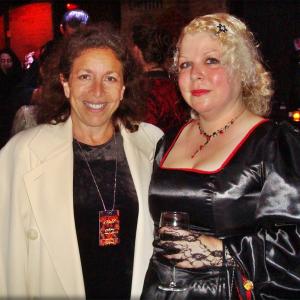Daena Smoller and special guest paranormal romance author & artist Kimberly Adkins at the ARVLFC (Anne Rice Vampire Lestat Fan Club) Vampire Ball in New Orleans.