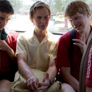 Still of Luke Ford and Rhys Wakefield in The Black Balloon 2008
