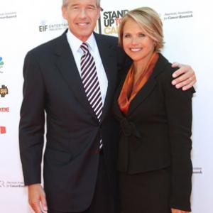 Katie Couric and Brian Williams