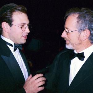 Steven Spielberg and Paul Greenberg