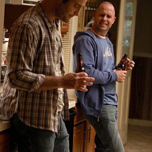 Still of Paul Schulze and Dominic Fumusa in Nurse Jackie 2009