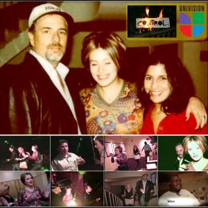 1999  Inside Vogue Theater Hollywood for filming of Control on Univision With show host Lesley Ann Machado and show producer Special Thanks to Victor Camacho and Phil Hanks for representation and translation assistance