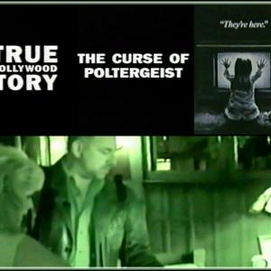 Archived footage of an ISPR parapsychological investigation on E! TRUE HOLLYWOOD STORY - THE CURSE OF POLTERGEIST (2002). L-R: Abigail, Larry Montz