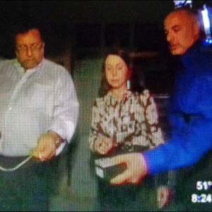Larry Montz and Peter Greenberg explore GHOST EXPEDITIONS on 10 year anniversary creating ghost hunters and testing Psi since 1994 for Today Show on NBC Former ISPR investigator  GE researcher Cari Roy next to Larry Montz New Orleans 2004
