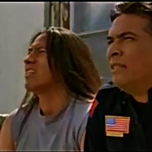 As Ed Little Bald Eagle in Skins with Eric Schweig
