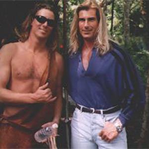 Stunt Double Rich Hopkins with Fabio on the 