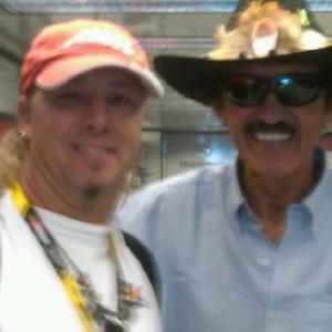 King of Extreme Rich Hopkins with King of NASCAR Richard Petty