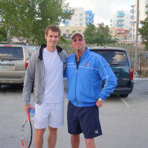 On Location with Tennis Star and Wimbledon Champion Andy Murray in South Beach for a Sony Promo..