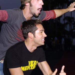 Joel David Moore and Zachary Levi at event of Without a Paddle 2004