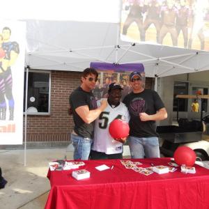 Kevin Porter and Brandon Molale at Dodgeball autograph signing